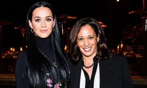 Katy Perry hát ở buổi vận động của bà Kamala Harris